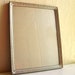 RESERVED Listing - 8x10 Gold and White Vintage Metal Picture Frame