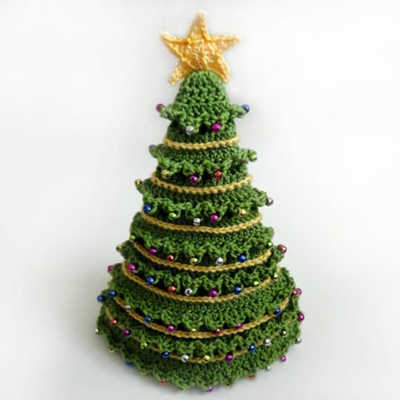 crochet top hat down pattern Christmas Instant  PDF   Sizes Tree  Crochet 5  Pattern  Hat Download