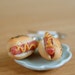 Food Jewelry Hot Dog Earrings and Hot Dog Pendant RESERVED FOR BONNIE