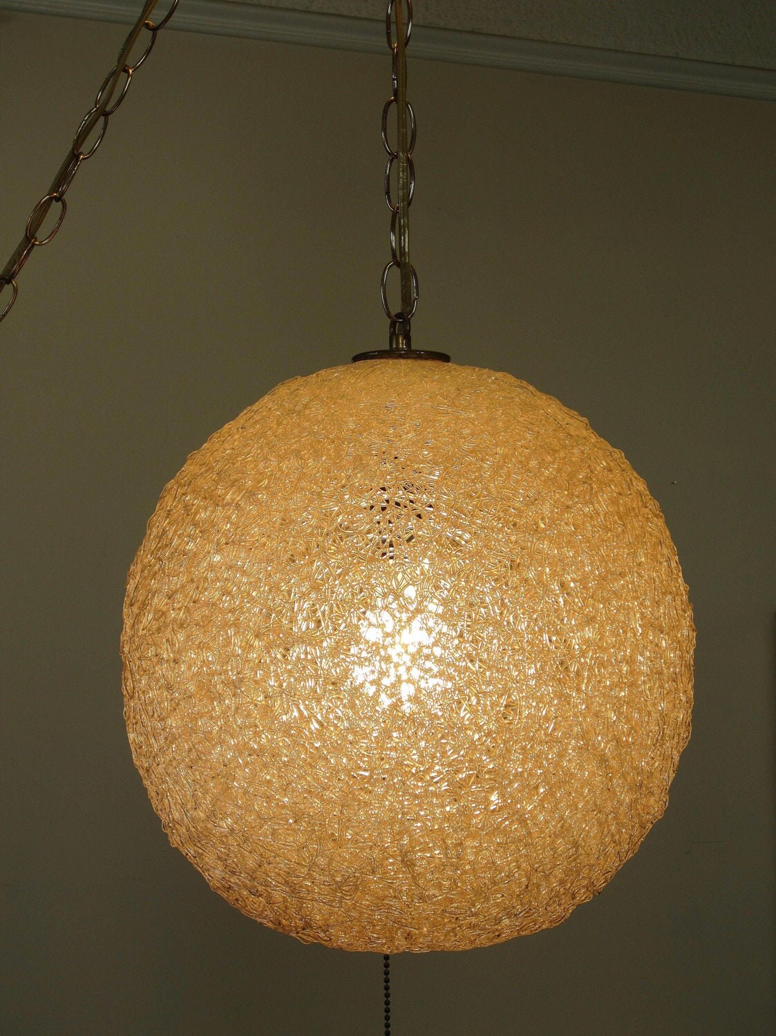 vintage spaghetti light mid century hanging lamp retro light