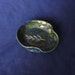 Pottery Spoon Rest Locust Leaf Design Handmade by Daisy Friesen