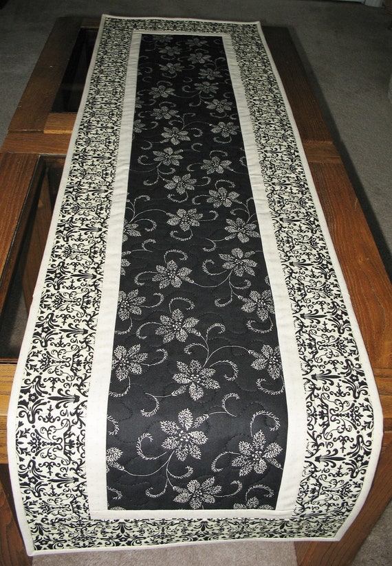 Elegant Table Runner Quilted fabric from Timeless Treasures