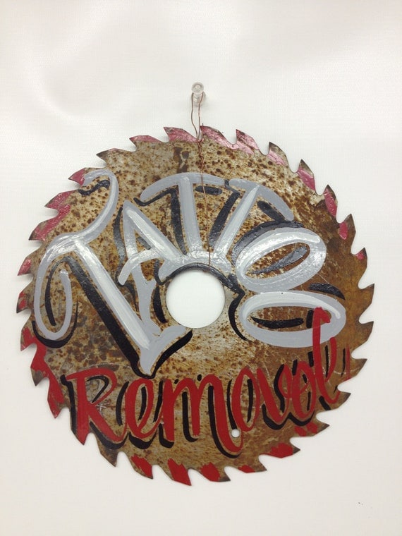 Tattoo Removal Vintage Saw Blade