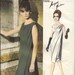 Vogue Paris Original 1333 Misses 1960s Dress Pattern Jacques Heim Evening Dress with Tunic Mod Womens Vintage Sewing Pattern Bust 31 UNCUT