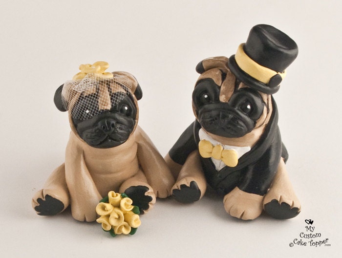 pug wedding cake topper pug wedding cake topper pug wedding cake topper pug wedding cake topper