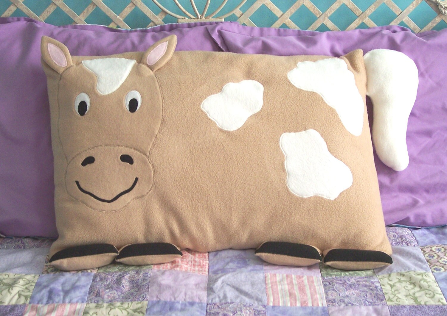 Horse Pillow Sham by My3SillyMonkeys on Etsy