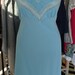 aqua blue VINTAGE SLIP or maybe a dress for the more daring 1970's M