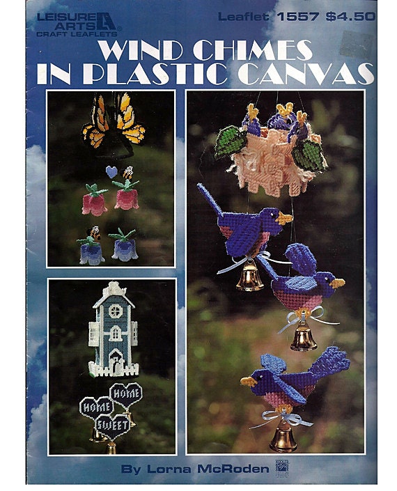 Wind Chimes In Plastic Canvas Pattern Book Leisure Arts 1557