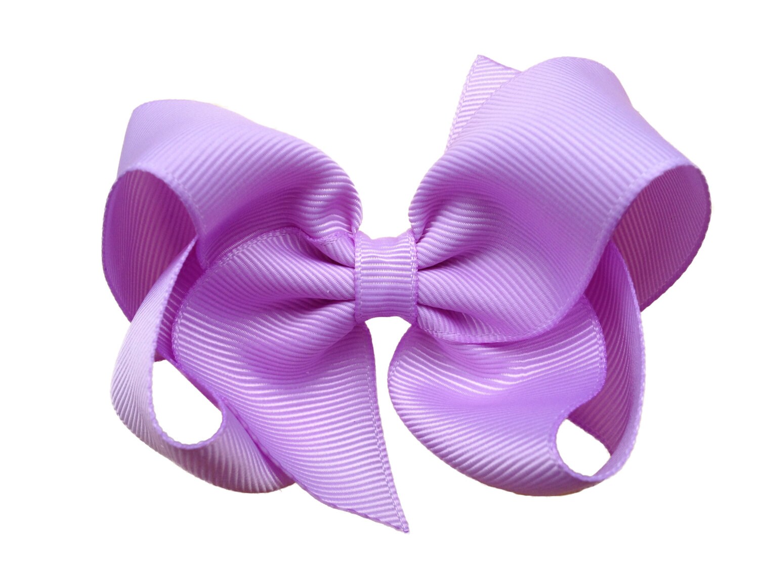 4 inch light purple hair bow purple bow boutique bow 4