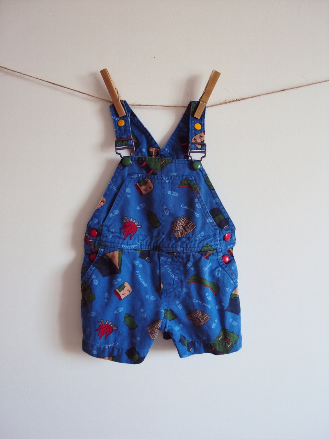 Vintage Gymboree Camping Overalls