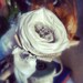 The Literary Rose Pen With A Detachable Silk burlap Boutonniere vintage book pages fairytale fantasy ivory wedding theme