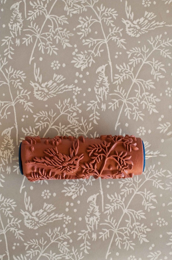 Wallpaper Paint Roller no. 1 patterned paint roller from the painted house Wallpaper Paint Roller no. 1 patterned paint roller from the painted house
