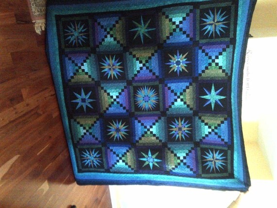 Items Similar To Jinny Beyer Moon Glow Pieced Quilt On Etsy