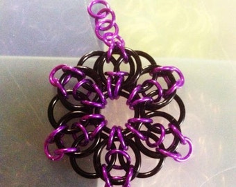 Celtic Visions Star, key chain/pendant/ornament, chainmaille