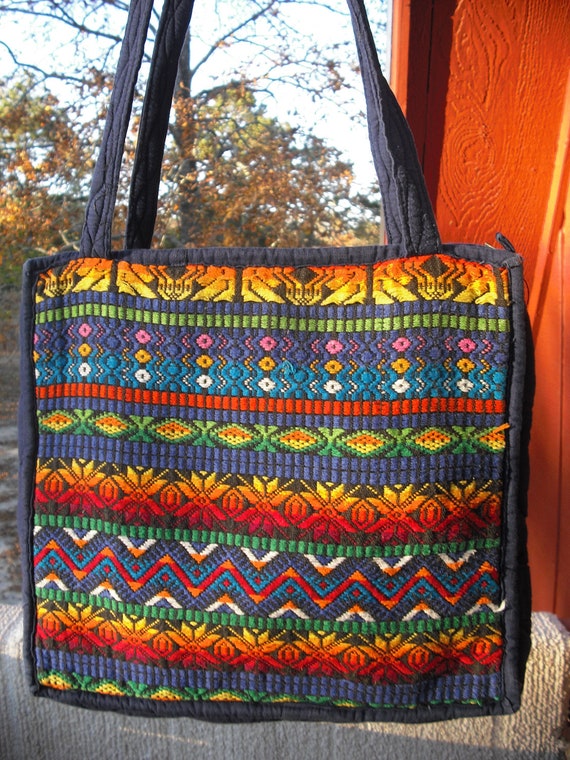 Items similar to Vintage Boho Bag, Bohemian Colors, Hippie Bag, Gypsy