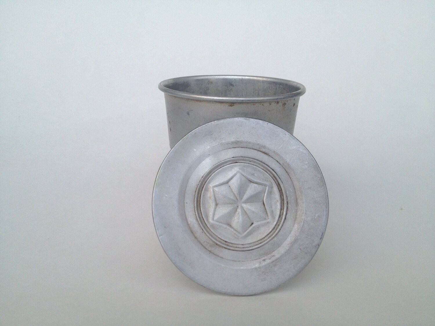 Vintage Collapsible Tin Cup