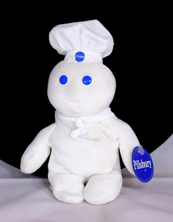 Poppin Fresh Pillsbury Doughboy Giggles Plush Bean Bag Nmwt 9 9139
