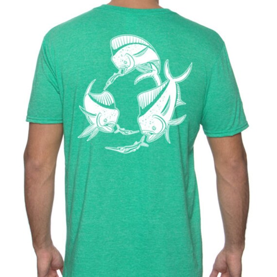 Mahi Mania Men's Offshore Fishing Tshirt by ChasingFin on Etsy