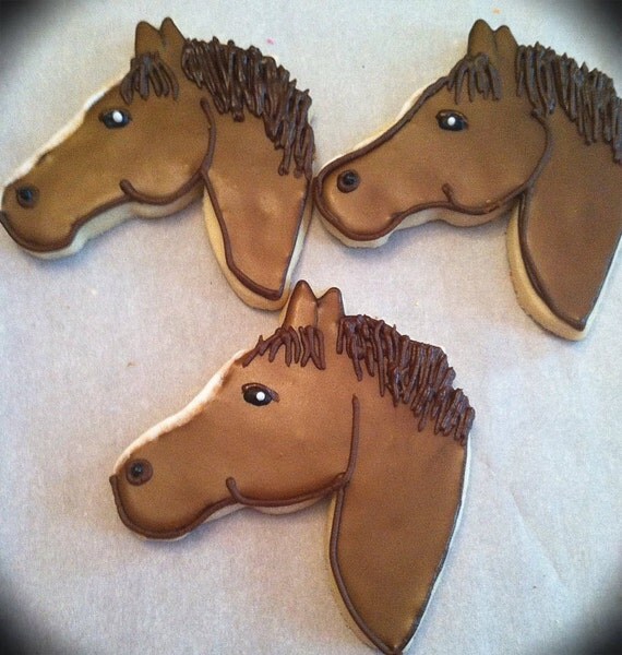 Items similar to Horse Cookies on Etsy