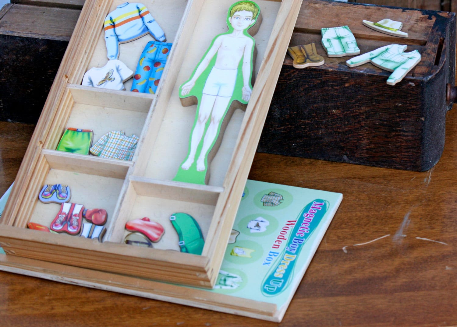 magnetic wooden dolls