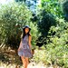 Blue Moon Early 90's Indigo Ethnic Import Embroidered Mini Dress