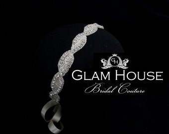 Bridal headband,wedding hair accessories,bridal headpiece,vintage weddings,crystal headband,headbands,girls headbands,baby headbands
