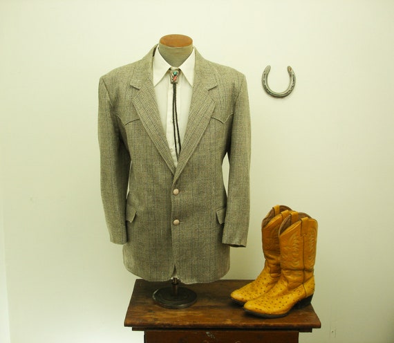 vintage western suit jacket