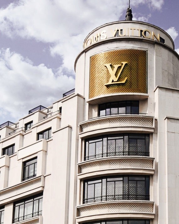 Louis Vuitton Art 8x10 Paris Photo Champs Elysees French