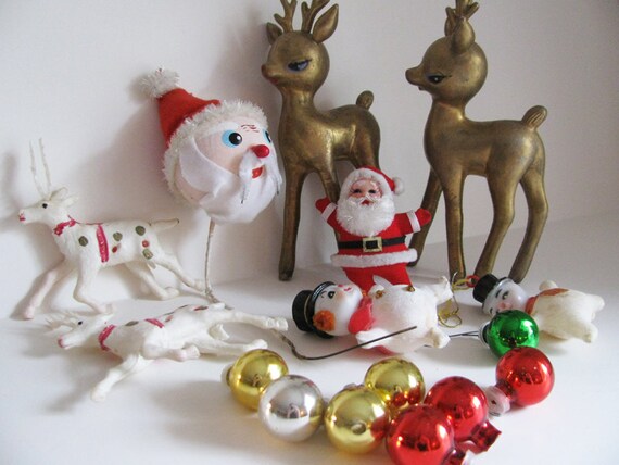 lot of vintage retro christmas decorations by oldendayjoy lot of vintage retro christmas decorations by oldendayjoy