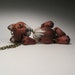 Sly as a Fox Necklace - Polymer Clay, Animal, Art Doll