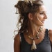 RESERVED--The Scuro in Chiaro, a Bone and Lace Necklace