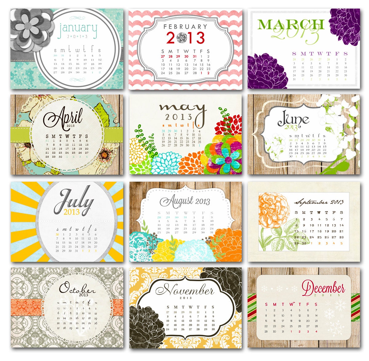 pretty-Desk-Calendar