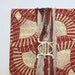 African Batik Fiber Art Wall Hanging - Akan Denkyem (crocodile) Adaptability Symbol
