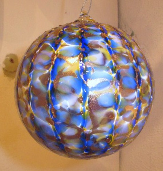 Items Similar To Hand Blown Cobalt Blue Art Glass Ornament On Etsy 6964