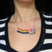 Nyan Cat Necklace, Geek, Internet Meme, Polymer Clay