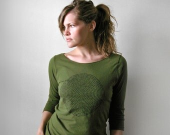 Animal Collective Nouns Olive Green Womens Boatneck T-shirt gift for women, gift for her, american apparel, t-shirt womens, gift for her