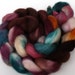 Raspberry jam -- dyed BFL silk top / roving (4.2 oz.)