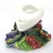 Chunky handspun cowl, pull on infinity scarf, multi-color neckwarmer, multicolour merino wool, moebius twist