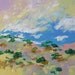 Original Landscape Painting Abstract or Impressionist Art Surreal Magical Backcountry by Linda Monfort