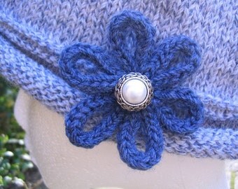 Flapper Style Cloche Hat Knitting Pattern - PDF