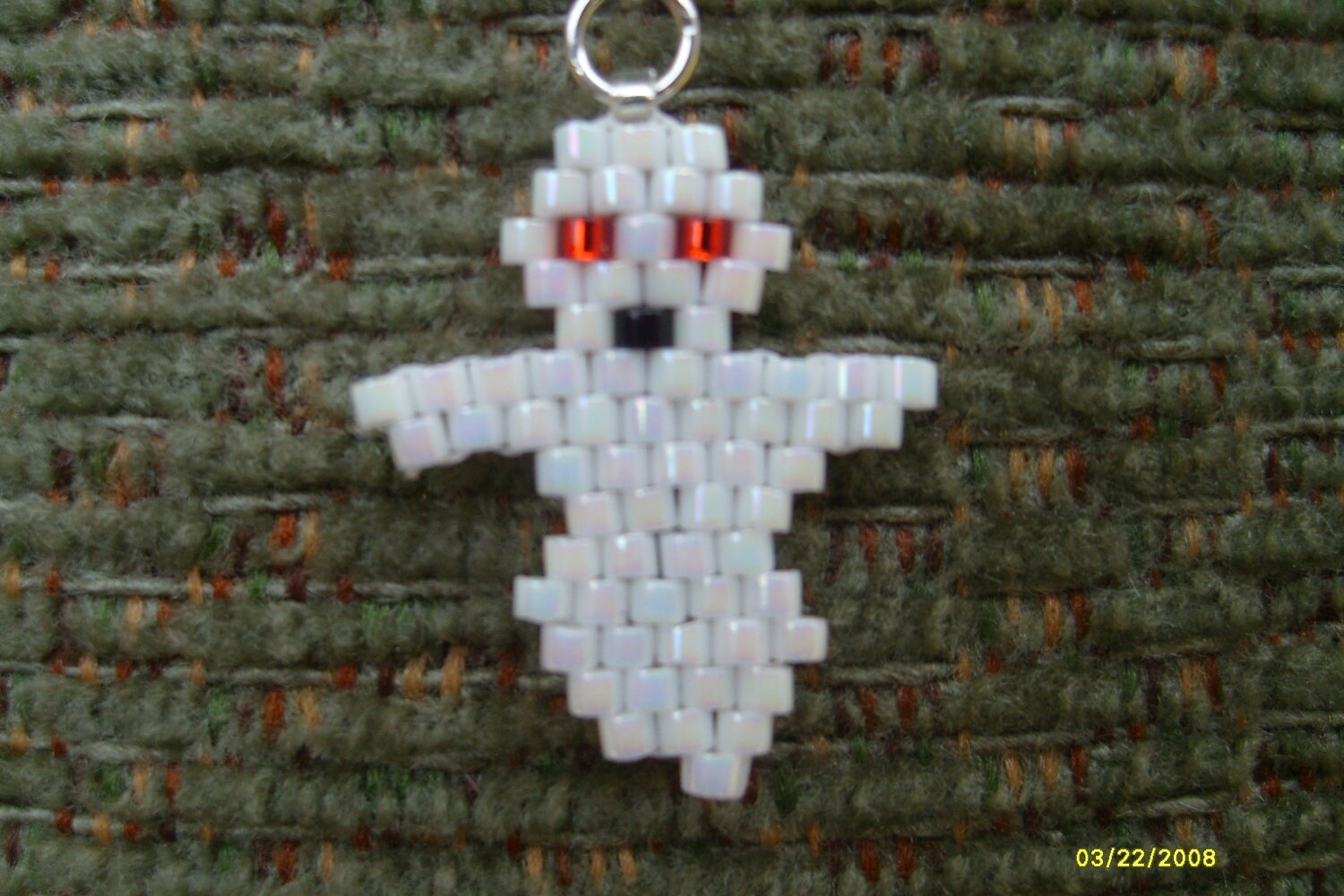 Halloween Ghost Earrings by earthlytreasures on Etsy