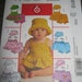 McCalls 5610 Infants Top Bloomers Bucket Hat Pattern Uncut