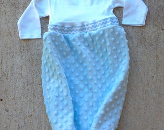 Newborn boy coming home outfit, newborn layette gown, newborn pictures, newborn boy take me home outfit, personalized baby boy - newborn boy