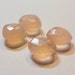 Pink Chalcedony Beads Pink Briolette Beads Pink Gemstone Beads Peach Faceted Teardrop Beads 4 or 2 Pairs 9mm 10mm