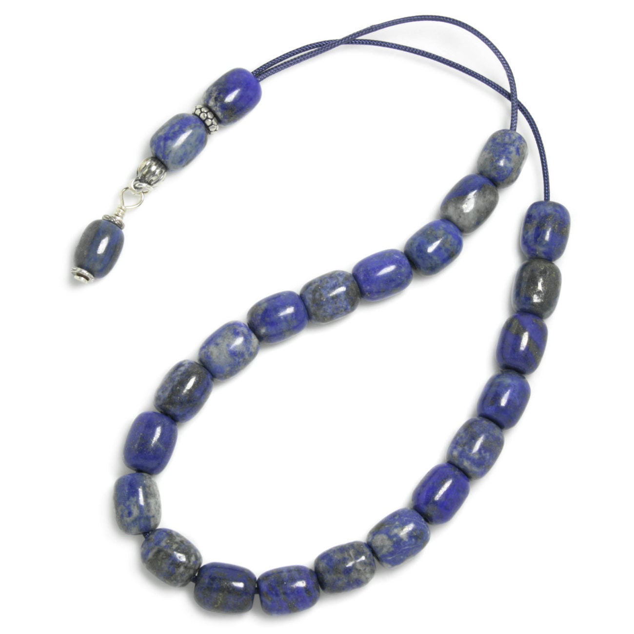 Worry Beads Greek Komboloi Lapis Lazuli Gemstone by culturetaste