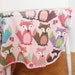 Foxy - fox Organic Interlock Knit Blanket by PETUNIAS newborn baby gift photo prop pink brown green swaddle wrap nursing cover