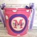 Custom 10 Quart Bucket with Polka Dots