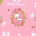 Lovely Puppy and Squirrel Fabric
