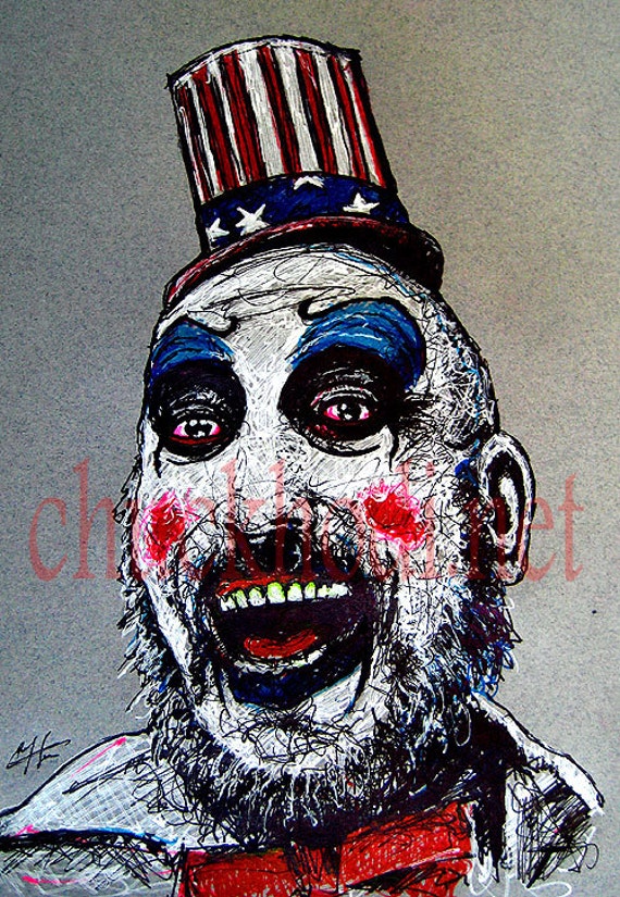 Capt. Spaulding Original Drawing Captain Spaulding Rob