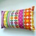 Bright Vintage Retro Patchwork Cushion / Pillow Cover